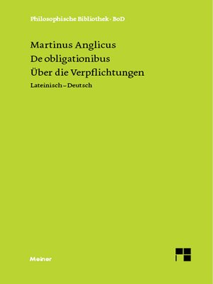cover image of Über die Verpflichtungen